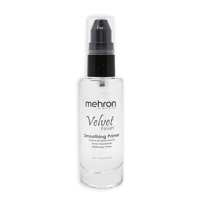 Mehron Makeup Velvet Finish Smoothing Primer | Professional oz () 30 ml