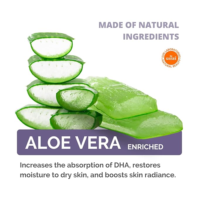 Sun Laboratories By Giesee Ultra Dark Spray Tan Solution 1 Gallon - Self Tanner Spray Bottle Kit with Tanning Lotion, Face Tanner, and Non-Toxic Tanning Lotion, Ideal for Sunless Tanning