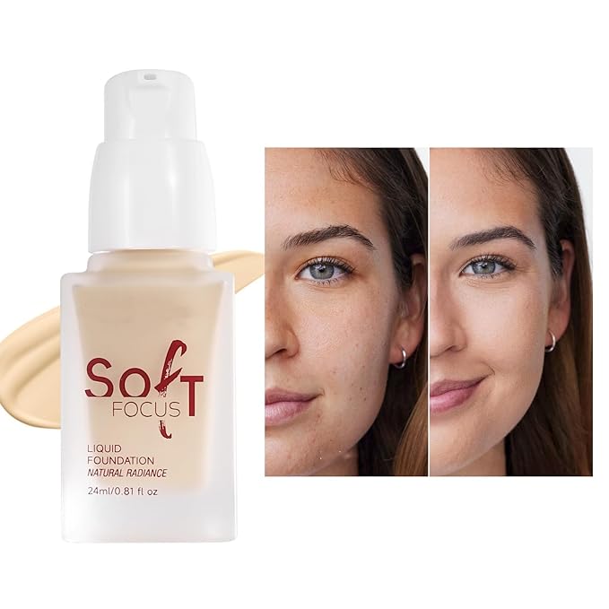Full Coverage Foundation 10 Colors Natural Lightweight Smooth (Color 02)