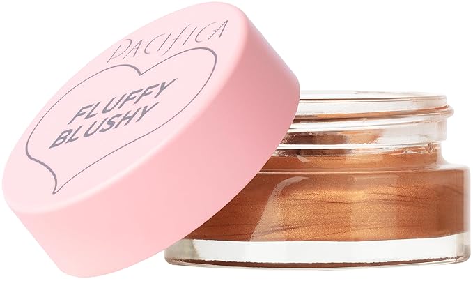 Pacifica Fluffy Blushy Cream Blush – Face Makeup - Fluffy Soft Pink 2-in-1 Whipped Blush for Cheeks & Lips, Air-Whipped Mousse Texture, Hydrating Vegan Collagen, Buildable Dewy Color Clean Beauty
