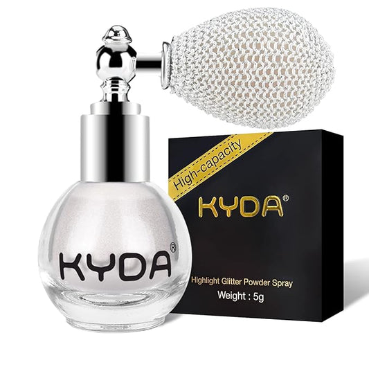 KYDA Highlighter Powder Spray, Glitter High Gloss Spray