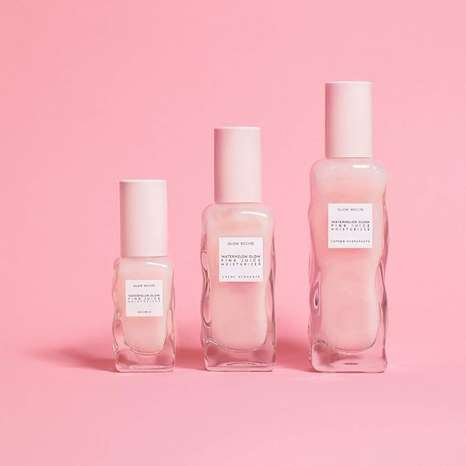 Glow Recipe Pink Juice Water Gel Face Moisturizer for Women, Men & Teens - Hydrating Hyaluronic Acid, Radiance Boosting, Non-Comedogenic, Oil-Free, Long-Lasting Korean Skin Care for Oily Skin (60ml)