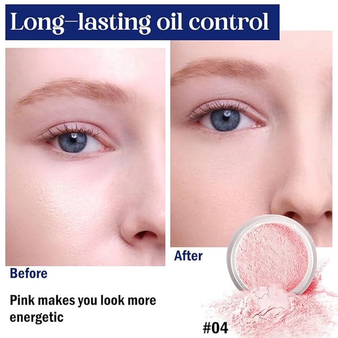 Oil Control Setting powder, Sebum Drying Powder, Waterproof, (04, 1)