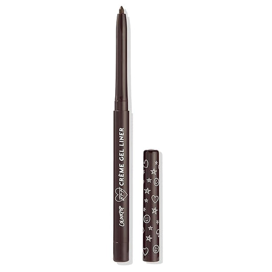 ColourPop Crème Gel Waterproof Eyeliner - 18HR Wear, Ultra-Pigmented Eyeliner Pencil with Matte & Metallic Finishes - Smudge-Proof, Vegan & Cruelty-Free - Brew HaHa (0.01 oz)