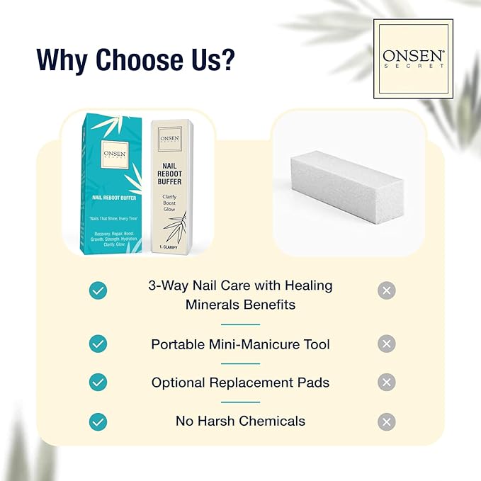 Professional nail buffer replacement pads