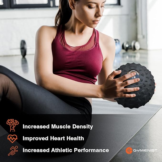 GYMENIST Weighted No Bounce Slam Ball Intensive Workout