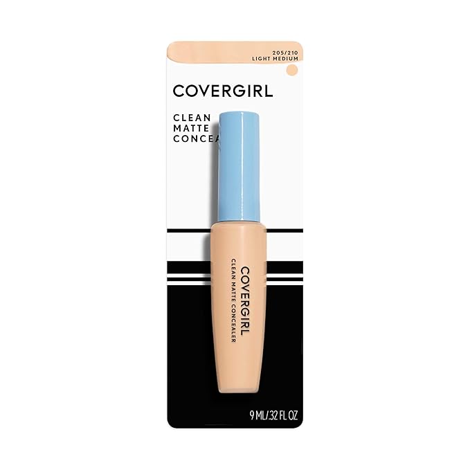 COVERGIRL - Clean Matte Concealer, Oil-Free, Lightweight Formula,