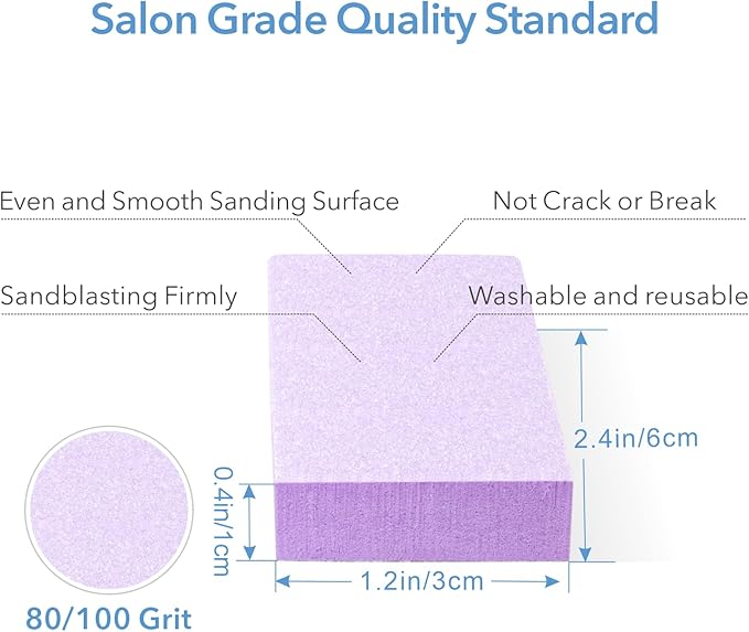 Nail Buffer Block, 40pcs Mini