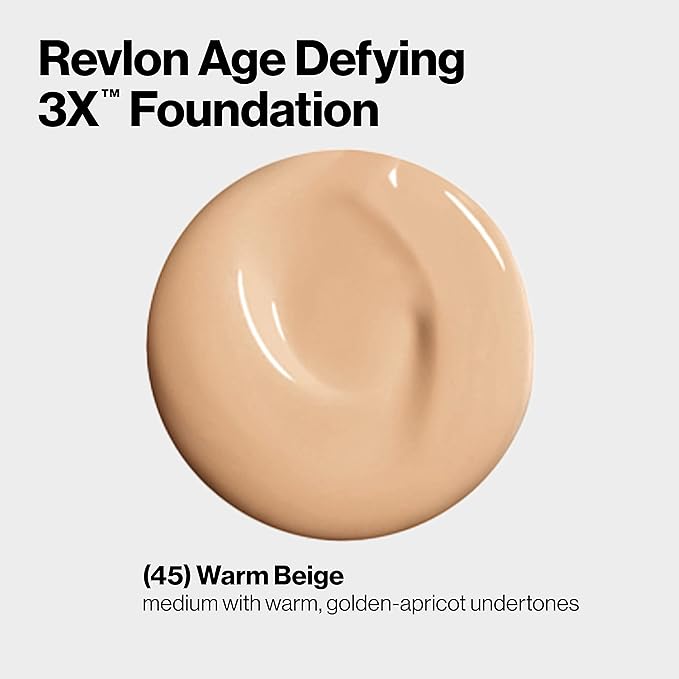 Revlon Age Defying 3X Makeup Foundation, Firming, Lifting fl oz