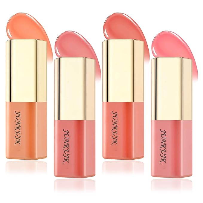 4PCS Liquid Blush,Soft Lightweight Cream Face Blush,Moisturizing Long & Eye