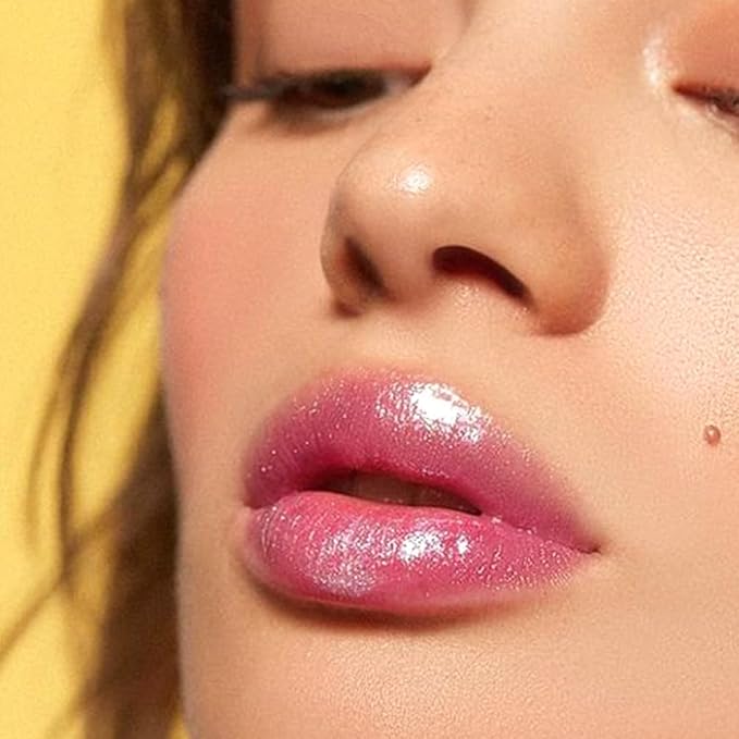 Magic Color Changing Lip Oil, PH Temperature Color Change Lip Glow Oil Plumping Lip Gloss with Big Brush, Non-sticky Moisturizing Lip Primer (2 packs)