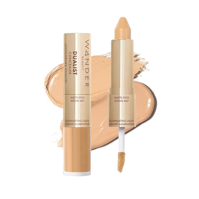 Wander Beauty Dualist Matte and Illuminating Concealer Makeup 0.28 fl oz