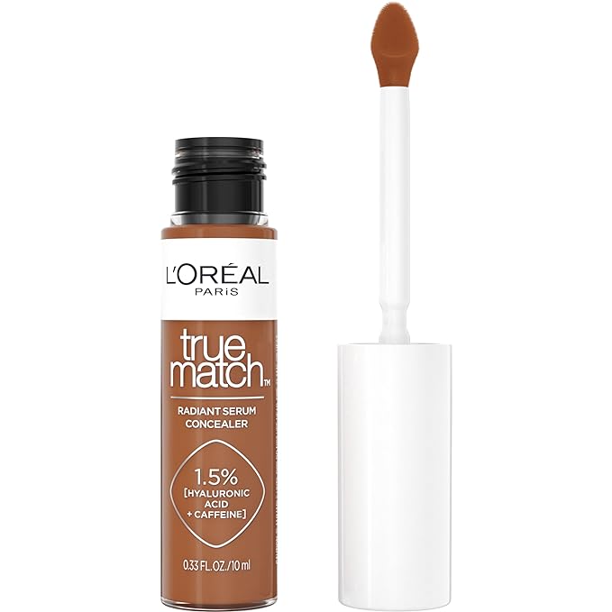 L'Oreal Paris True Match Radiant Serum Concealer, Brightening Caffeine, N10, 0.33 Oz