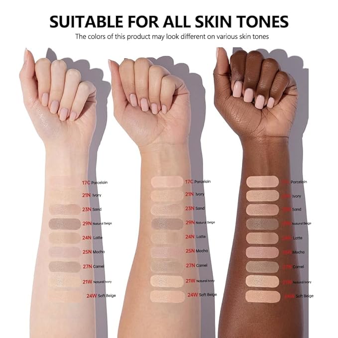 Flawless Glass Skin with Cushion Foundation - Long-lasting, (Mocha, ) 18g