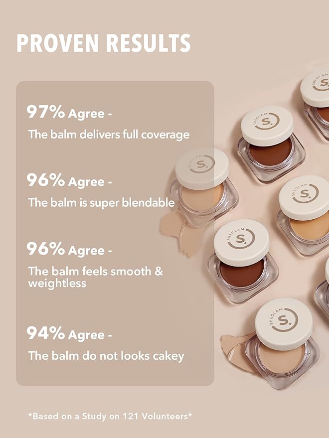 SHEGLAM Hydrating Cream Full Coverage Foundation Balm Long - Butterscotch