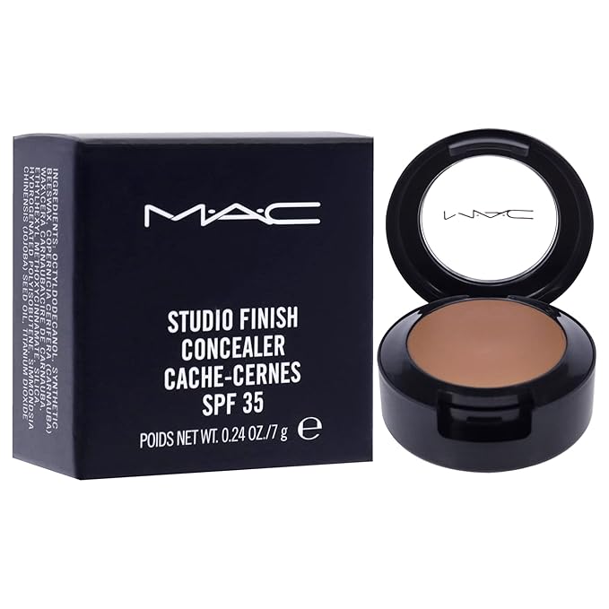 MAC Studio Finish Concealer, rams, NW25, 0.24 oz 7 g