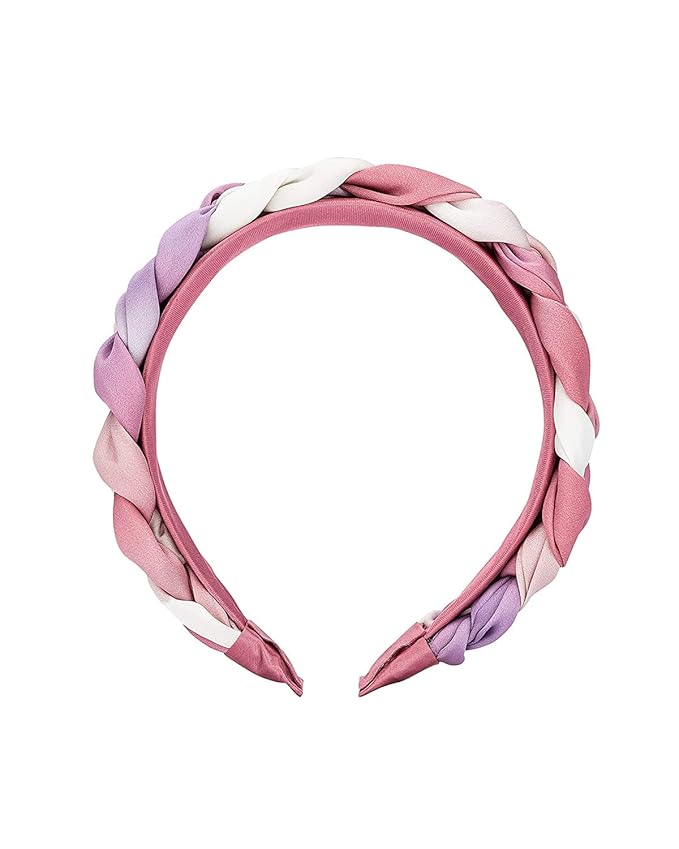 GOODY Ouchless Headband For All Hair Types - Watercolor, Pink - Comfort Fit for All-Day Wear - Beautiful Design for Instant Style - Pain-Free Hair Accessories for Women, Men, Boys & Girls