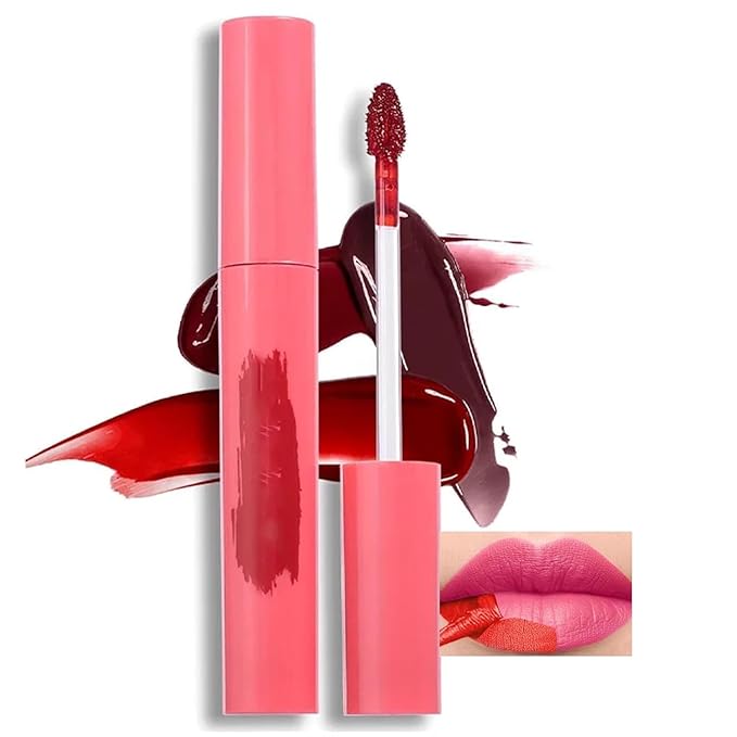 Peel Off Lip Tint, Wipe-On Colour Liquid Lipsticks, Tattoo Lip Glaze, Matte High Pigment Long Wear Waterproof Lip Contour Stain Non Smudge Transfer Proof Tear-off Lip Gross (#03, 0.12 floz)