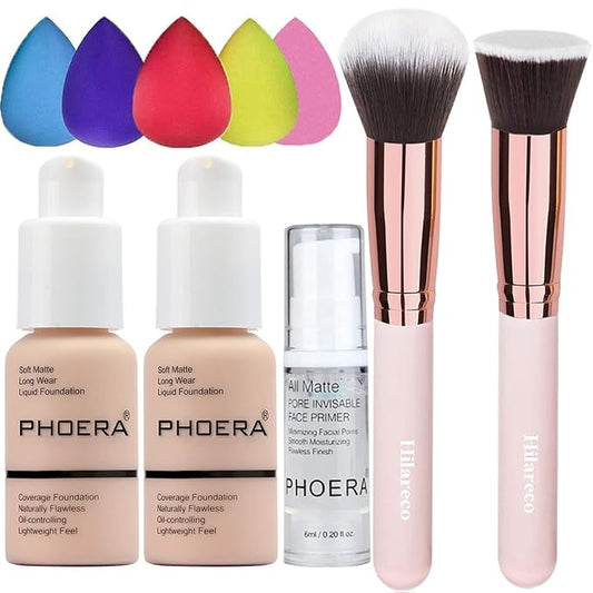 PHOERA Foundation Makeup for Wome Full Coverage Foundation 30ml