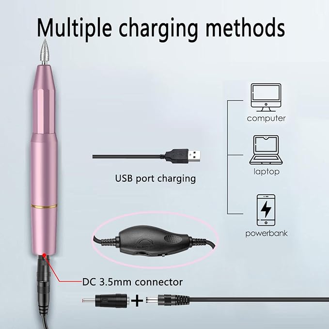 Electric nail drill power cord,