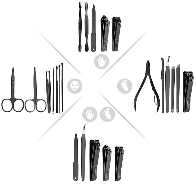 Esarora manicure set, 18 in