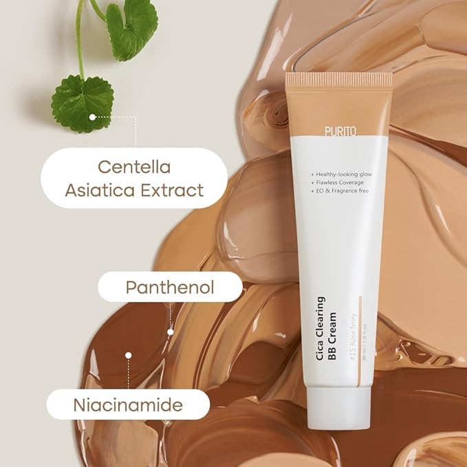 PURITO Cica Clearing BB Cream #27 Sand Beige 30ml