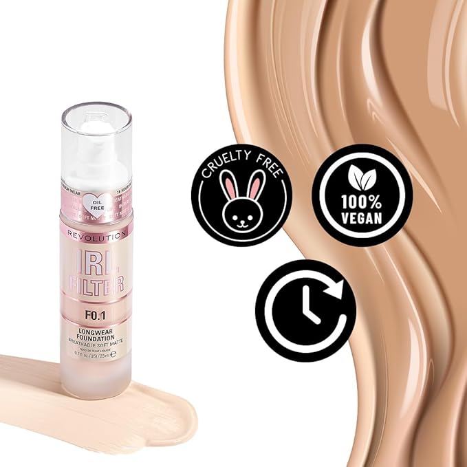 Revolution Beauty, IRL Filter Longwear Foundation, Soft &