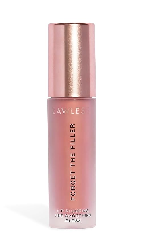 Women's Forget The Filler Lip Plumper Line Gloss, Cali Sunset, Pink, 0.11 Fl Oz (Pack of 1)