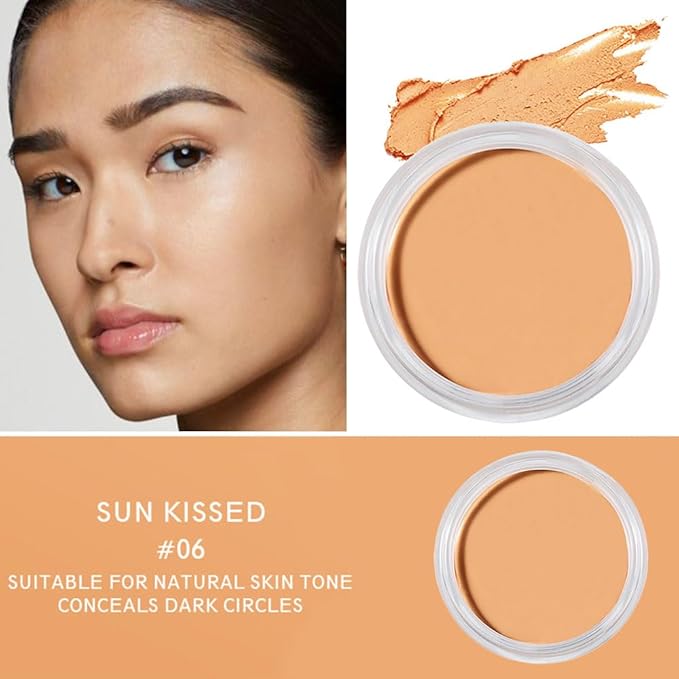Kaely Cream Pot Concealer Full Coverage Set,Conceal Brighten