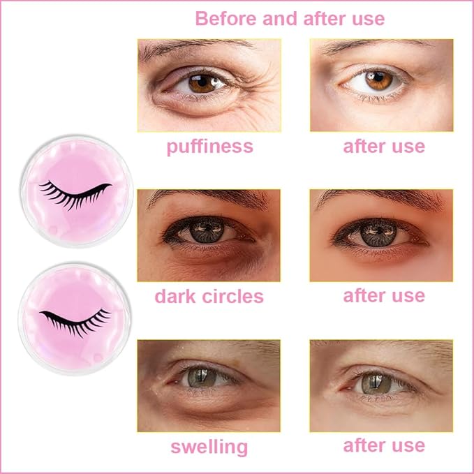 Cold face eye masks ice