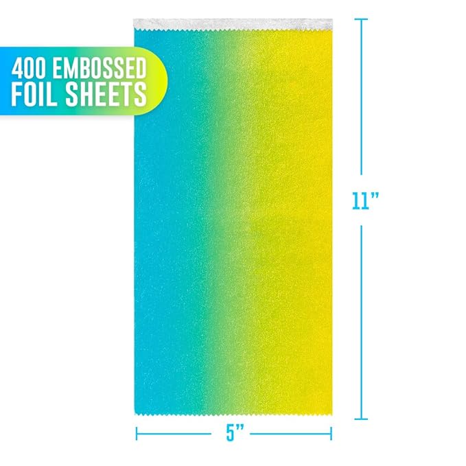 Colortrak Blue/Yellow Gradient Pop-up Foil