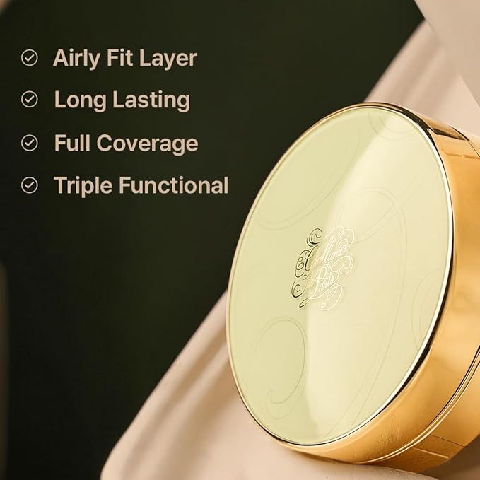 PARIS CUSHION de LUNAR EXCELLENCE Cream Foundation, Beyond Bright Ivory)