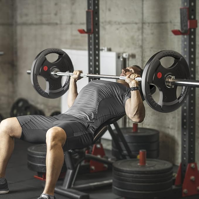 GIKPAL Weight Plates 2-inch Olympic (10lb 25lb 25lb 35lb 35lb 45lb) 45lb)