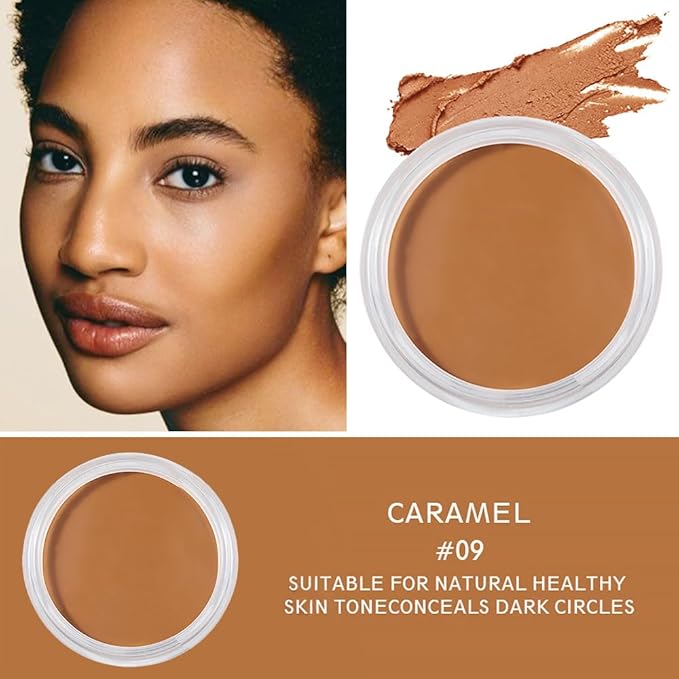 Kaely Cream Pot Concealer Full Coverage Set,Conceal Brighten