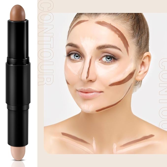 Cream Contour Stick Bronzer Highlighter Face Shaping & Lasting Waterproof