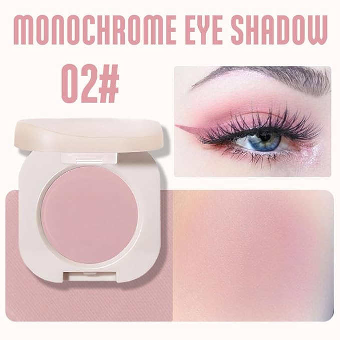 Matte Eyeshadow Palette Makeup for Green Blue Eyes, Matte Nude Pink eyeshadow For Old Women, Holographic Multichrome Cream Iridescent Single Monochrome Eye Shadow Makeup