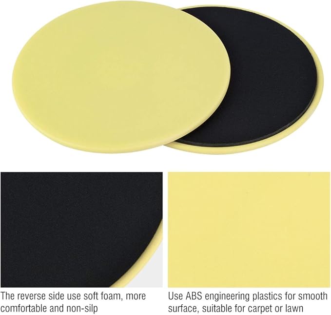 Fitness Disc Slides 2pcs Gliding