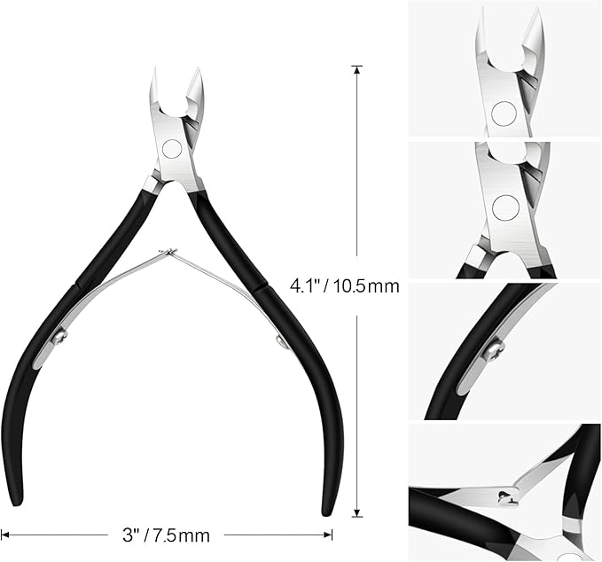 4 Packs Cuticle Nipper, Premium