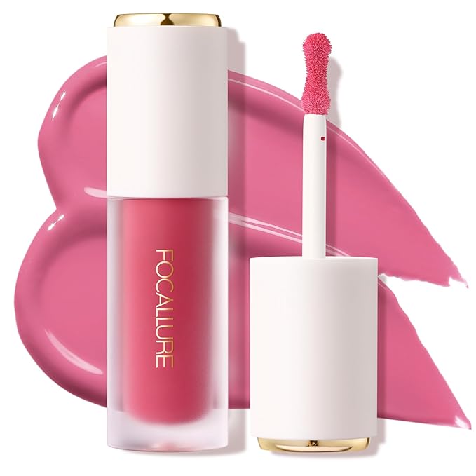 FOCALLURE Silky Cream Liquid Blush,Leaving a Matte Dewy