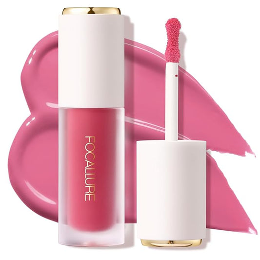 FOCALLURE Silky Cream Liquid Blush,Leaving a Matte Dewy