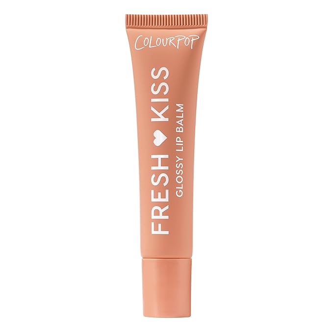 ColourPop Fresh Kiss Glossy Lip Balm - Hydrating Lip Care Enriched with Peptides, Hyaluronic Acid, Shea Butter & Vitamin E for an Ultra-Cushiony Formula - Caramel Latte (0.49 oz)