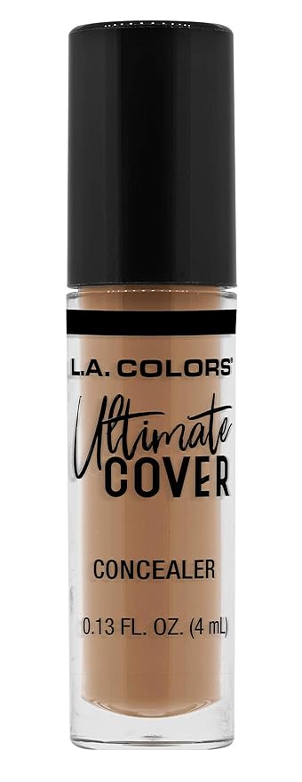 L.A. COLORS Ultimate Cover Concealer- Peachy Beige, 0.13 Fl Oz