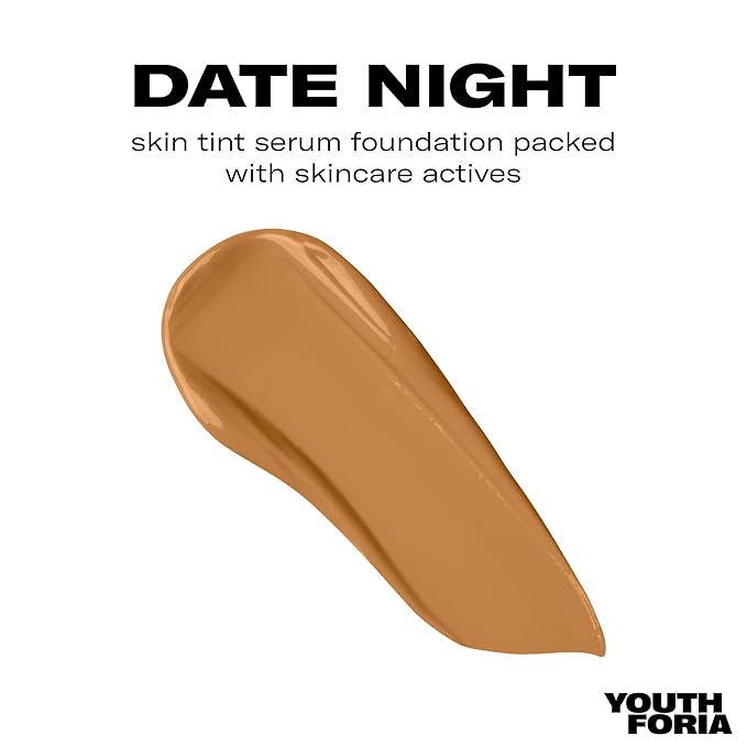 Youthforia Date Night Skin Tint Serum Foundation, Light-Medium - Neutral