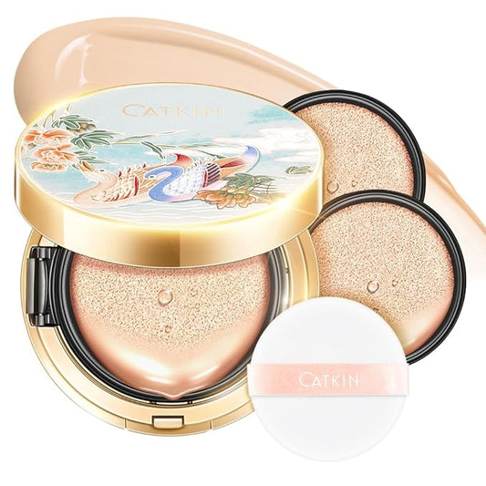 Catkin Blossom BB Cream Air Cushion Foundation Natural Medium Beige)