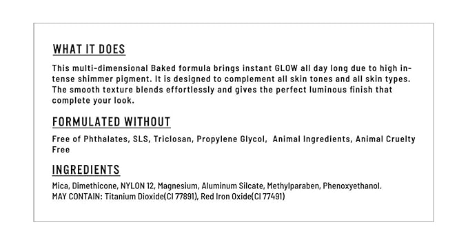 J.CAT BEAUTY You Glow Girl Baked Highlighter -