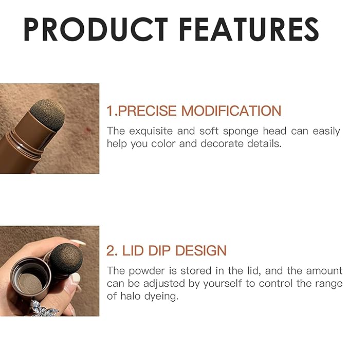 Hairline Powder Stick, Dark Brown