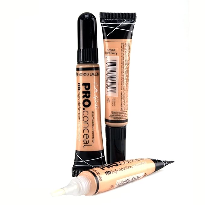 La Girl Hd Pro Conceal High Definition Concealer 3 pack