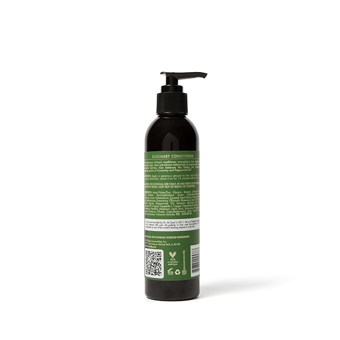 As I Am Rosemary Conditioner - 8 oz - with Melatonin, Biotin & Ceramide