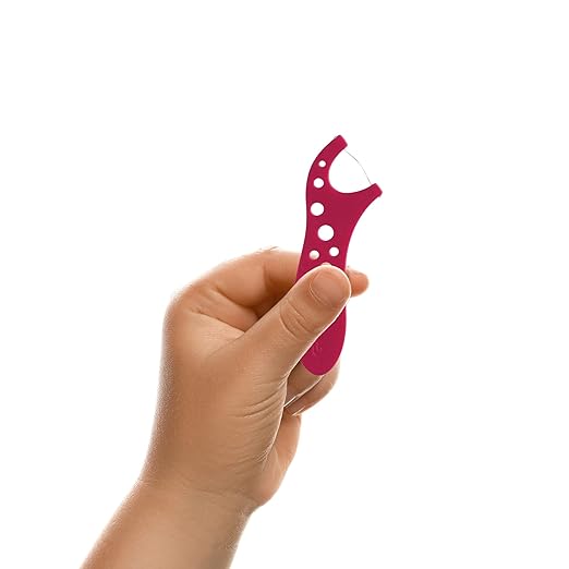 GUM Crayola Kids Flossers with Fluoride - Designed for Little Hands - Fun Grape Flavor - Easy to Use Kids Floss Picks for Children Ages 3+, 75 ct