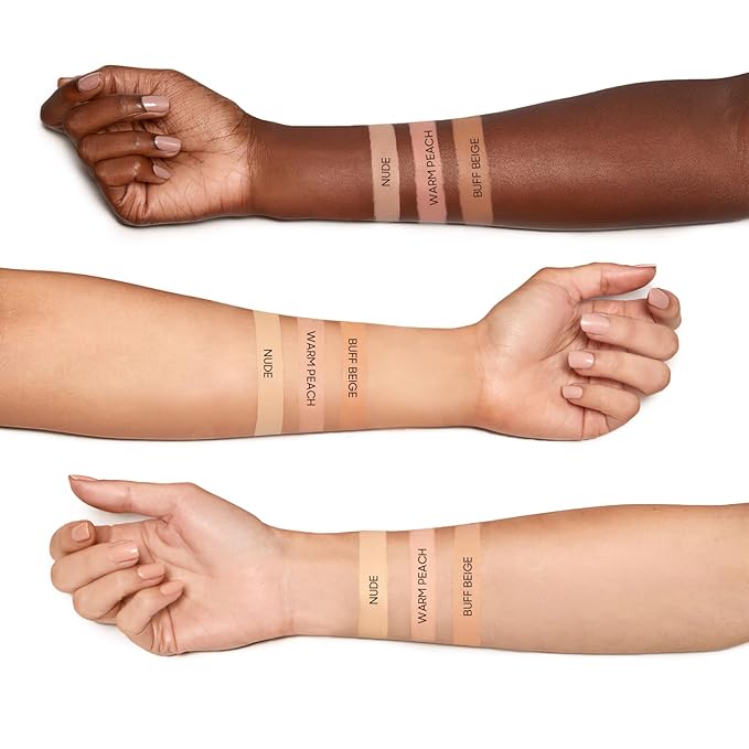 Matte Full Coverage Liquid Foundation - Lightweight & Warm Peach)